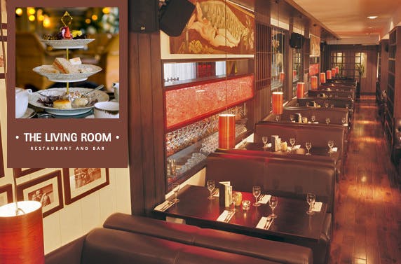 Afternoon tea with Champagne cocktails at The Living Room – save 56%