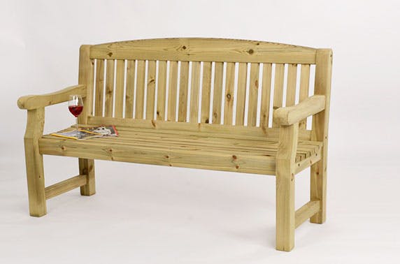 Allander 5ft Scandinavian Wooden Garden Bench Itison
