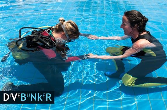 Scuba diving beginner or refresher lesson