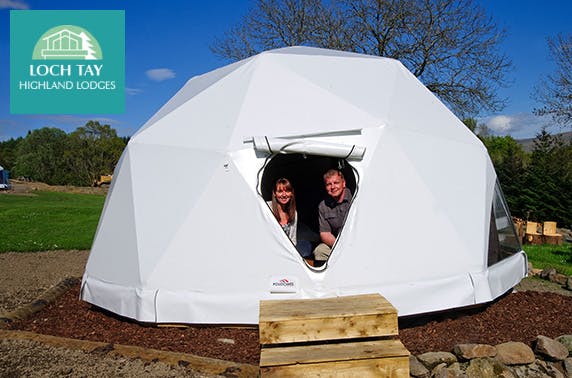Glamping getaway, Loch Tay Highland Lodges
