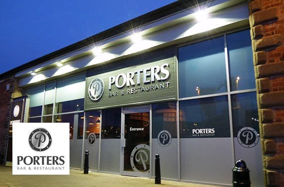 Porters burgers – from £4.50pp