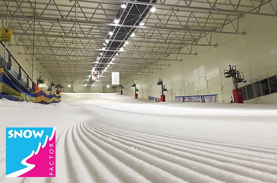 Snow Factor sledging, Braehead - from £5pp