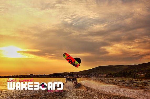 Loch Lomond wakeboarding