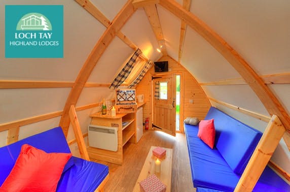 Glamping getaway, Loch Tay Highland Lodges