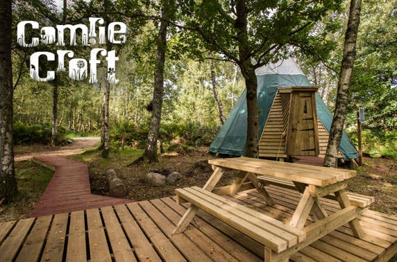 Comrie Croft tipi glamping