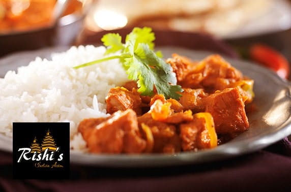 Rishi's Indian dining - £6pp