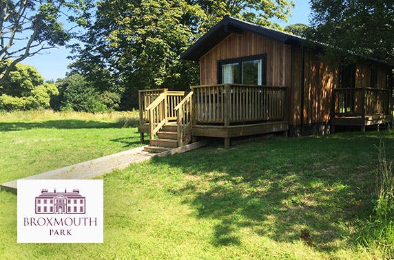 Broxmouth Park lodge stay with hot tub