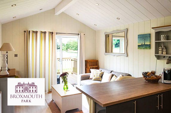 Broxmouth Park lodge stay with hot tub