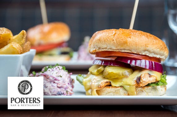 Porters Bar And Restaurant Menu Porters Bar And Restaurant Menu