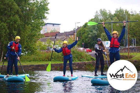 Kayaking or paddle boarding session, Glasgow’s West End