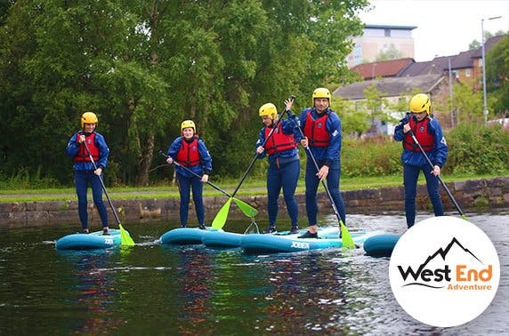 Kayaking or paddle boarding session, Glasgow’s West End