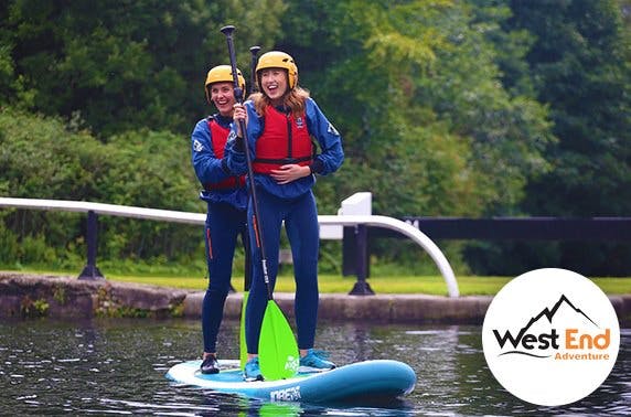 Kayaking or paddle boarding session, Glasgow’s West End