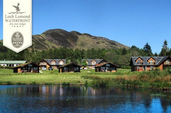 5* Loch Lomond Waterfront lodges - from less than £14pppn