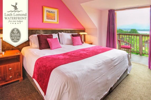 5* Loch Lomond Waterfront lodges - from less than £14pppn