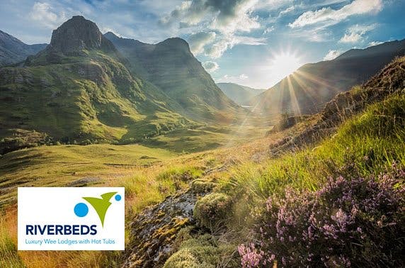 Romantic luxury glamping pods, Glencoe