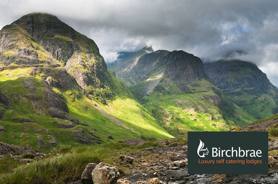 Luxury lodge getaway, Glencoe