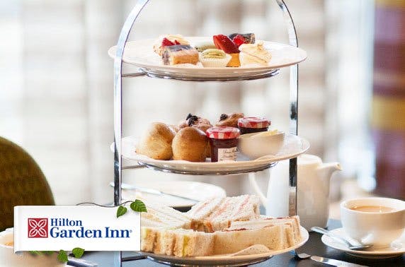 Afternoon tea with fizz at Hilton Garden Inn, Aberdeen