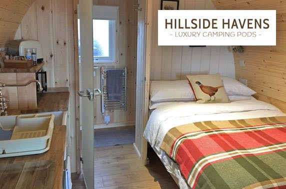 Luxury glamping at Hillside Havens