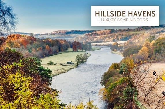 Luxury glamping at Hillside Havens