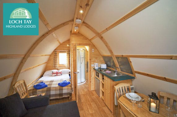 Glamping getaway, Loch Tay Highland Lodges