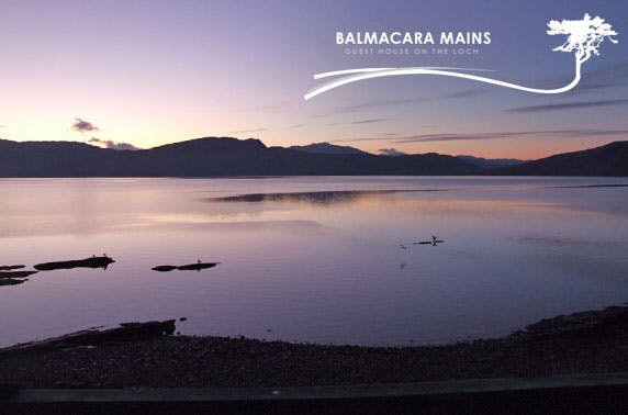 Balmacara Mains Guest House stay, nr Skye