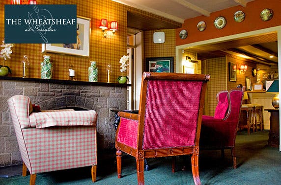 4* The Wheatsheaf stay, Borders - valid 7 days