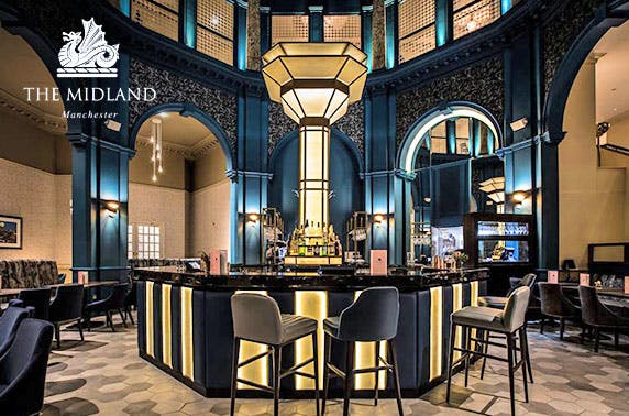 4* multi award-winning Midland Hotel stay, Manchester
