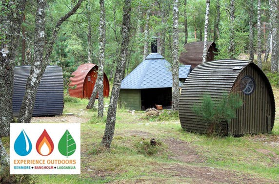 Camping pod break in Cairngorms National Park