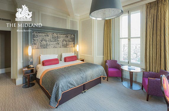 4* multi award-winning Midland Hotel stay, Manchester