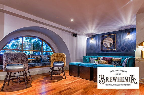Brewhemia sharing boards & prosecco or gin flight