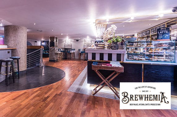 Brewhemia sharing boards & prosecco or gin flight