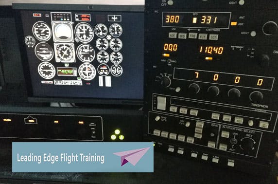 Flight simulator experience, Glasgow Airport