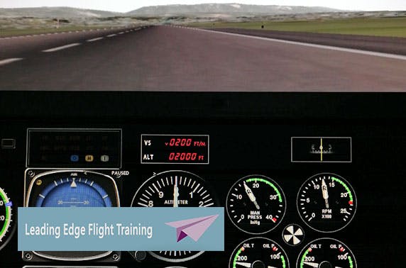 Flight simulator experience, Glasgow Airport