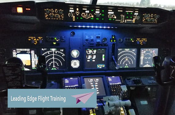 Flight simulator experience, Glasgow Airport
