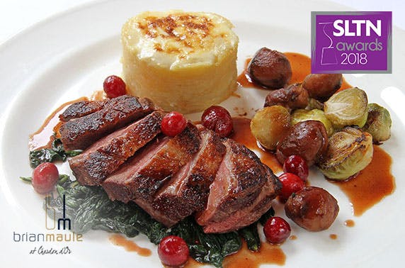 Brian Maule at Chardon d’Or fine dining
