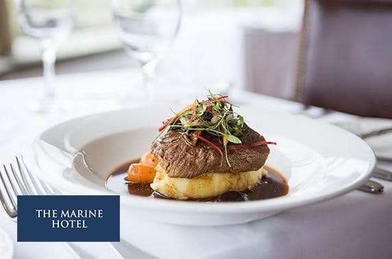 4* Marine Hotel DBB stay or spa break, Troon