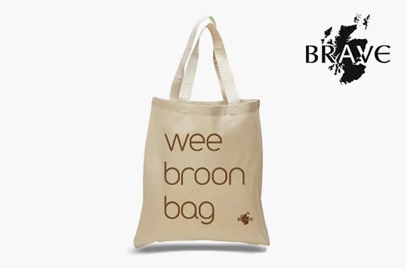 Wee broon tote bag