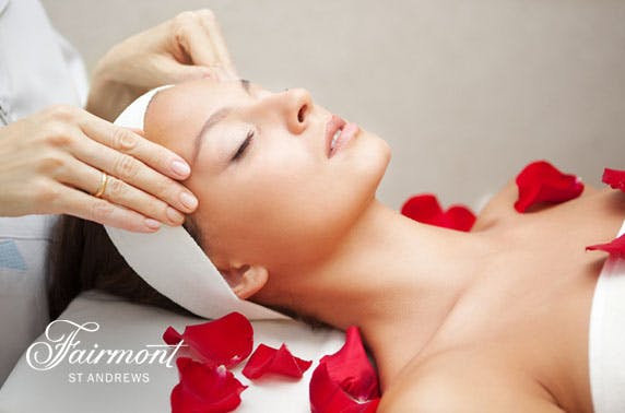5* Fairmont St Andrews spa day
