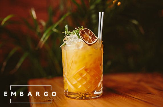 Newly-opened Embargo cocktail masterclass & dining