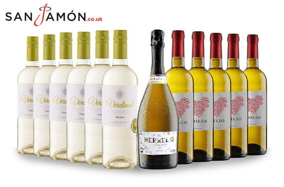 12 bottles of white wine & Prosecco DOC