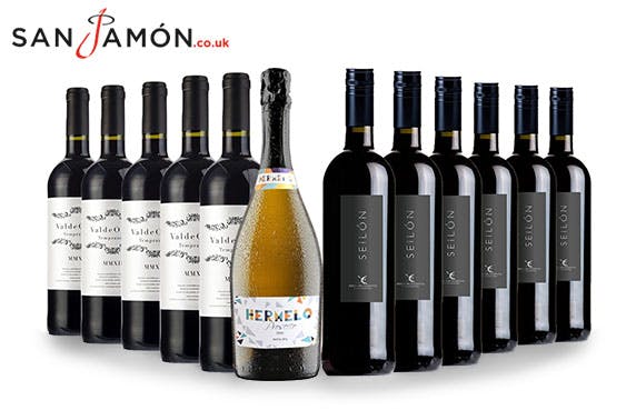 12 bottles of red wine & Prosecco DOC