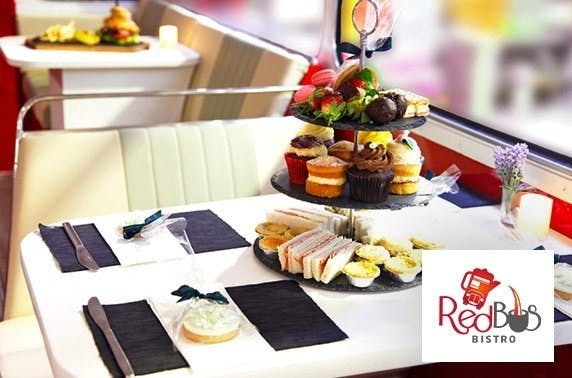Red Bus Bistro Prosecco afternoon tea & tour