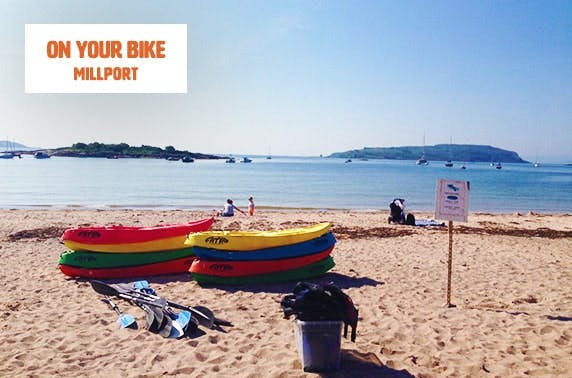 Bike or kayak hire, Millport