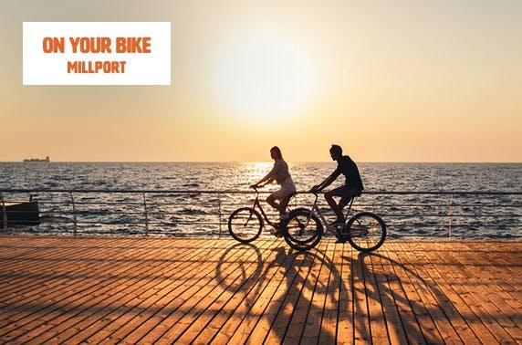 Bike or kayak hire, Millport