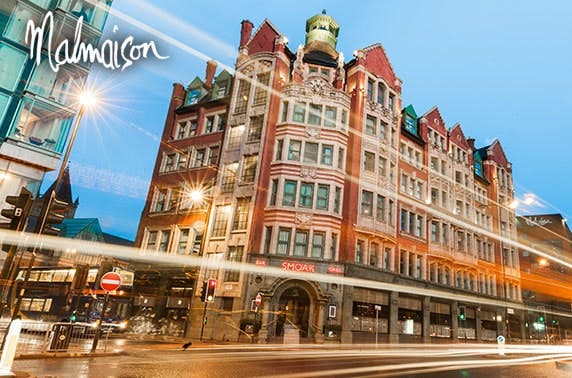 4* Malmaison Manchester spa day, lunch & Prosecco