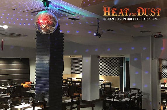 All you can eat Indian fusion buffet - £9.50pp