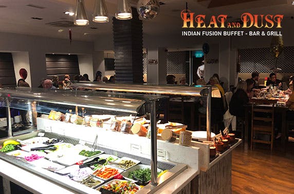 All you can eat Indian fusion buffet - £9.50pp