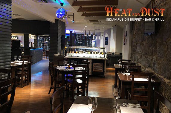 All you can eat Indian fusion buffet - £9.50pp