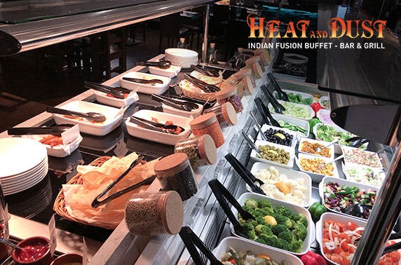 All you can eat Indian fusion buffet - £9.50pp