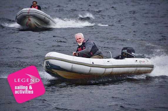 Powerboat driving experience, Loch Tay